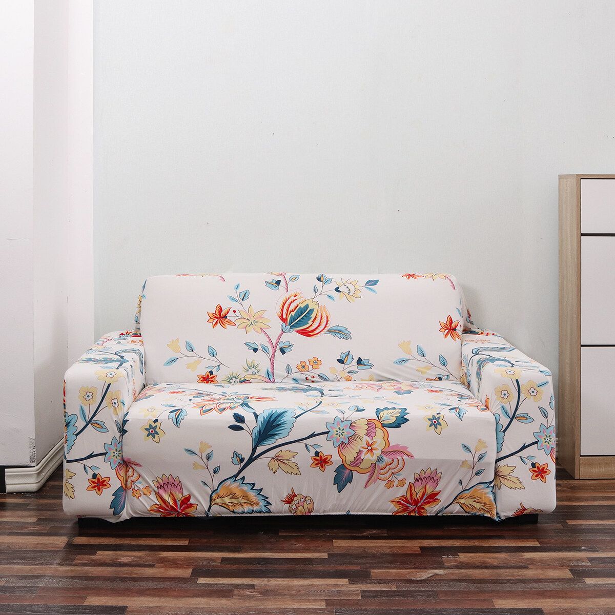 1/2/3/4 Seater Stretchable Detachable Sofa Cover Settee Cover Sofa Chair Protect Two Seat