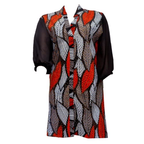 Ankara Short Gown