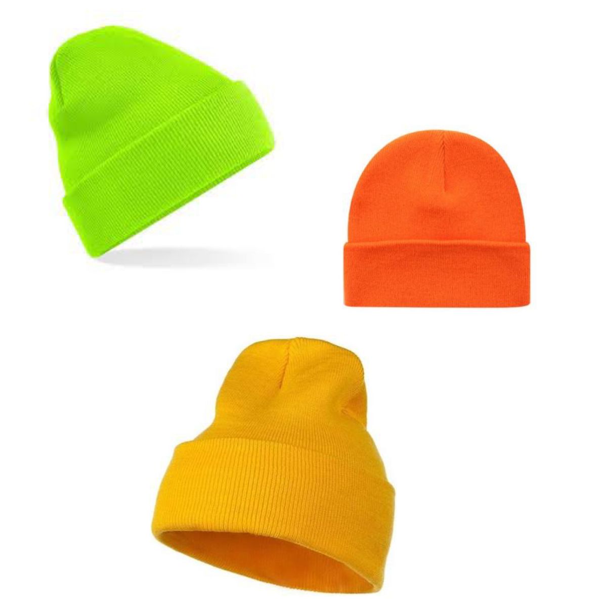 3in1 Luxury Unisex Head Warmer- Lemon,Orange& Yellow