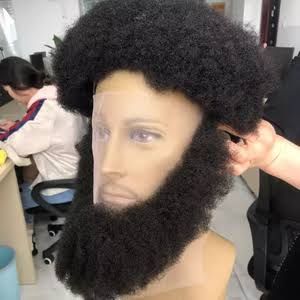 Realistic Fake Beard And Moustache Set. Hand Knotted For Film, Theatre And TV.Hallowen Beard