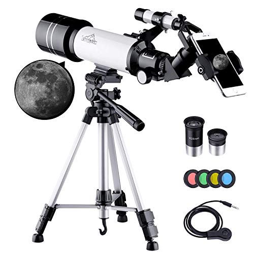 MAXLAPTER Kids Telescope For Adults Astronomy Beginners 70mm