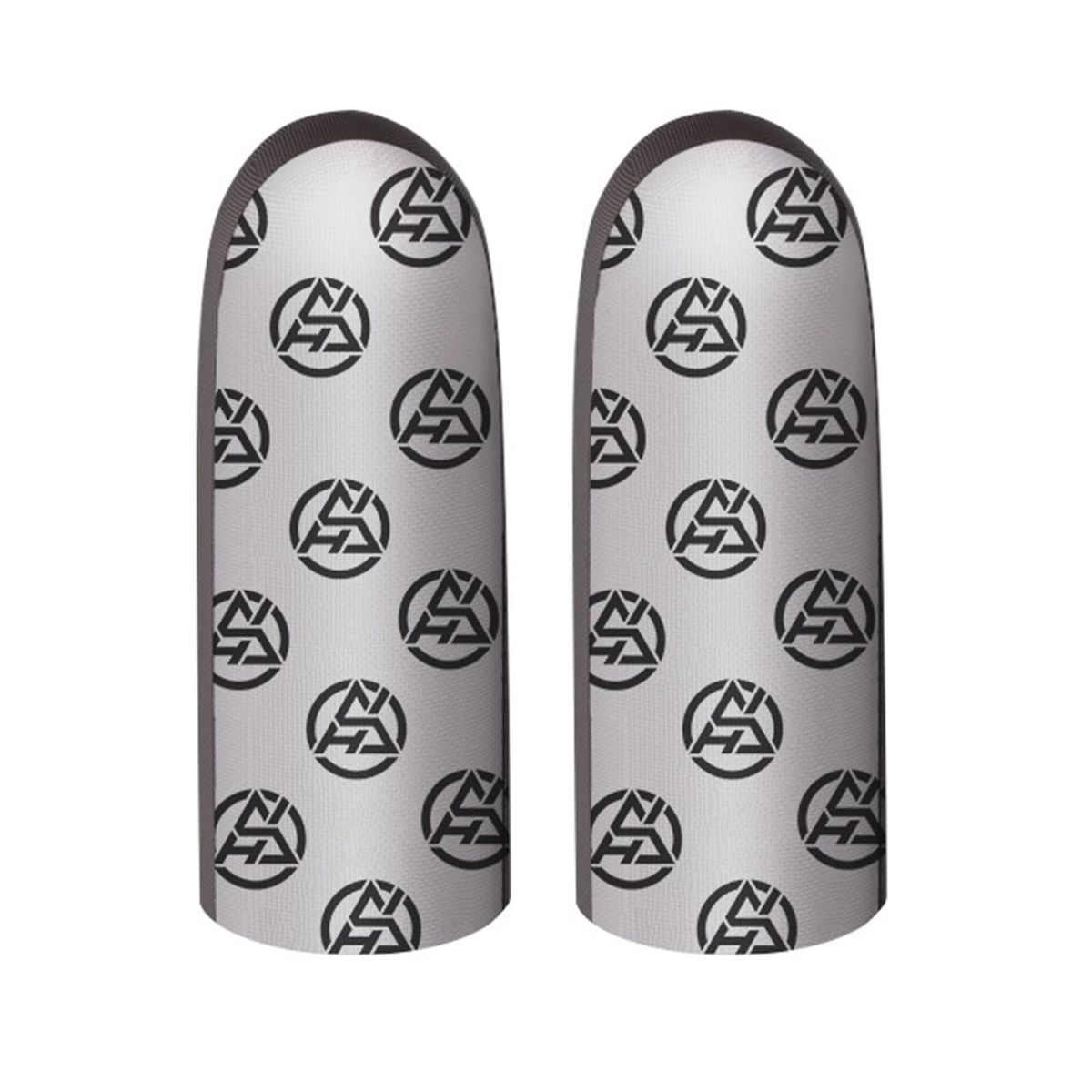 1 Pair Finger Sleeve Gamer Thumb Protector Gaming Finger Covers Grey
