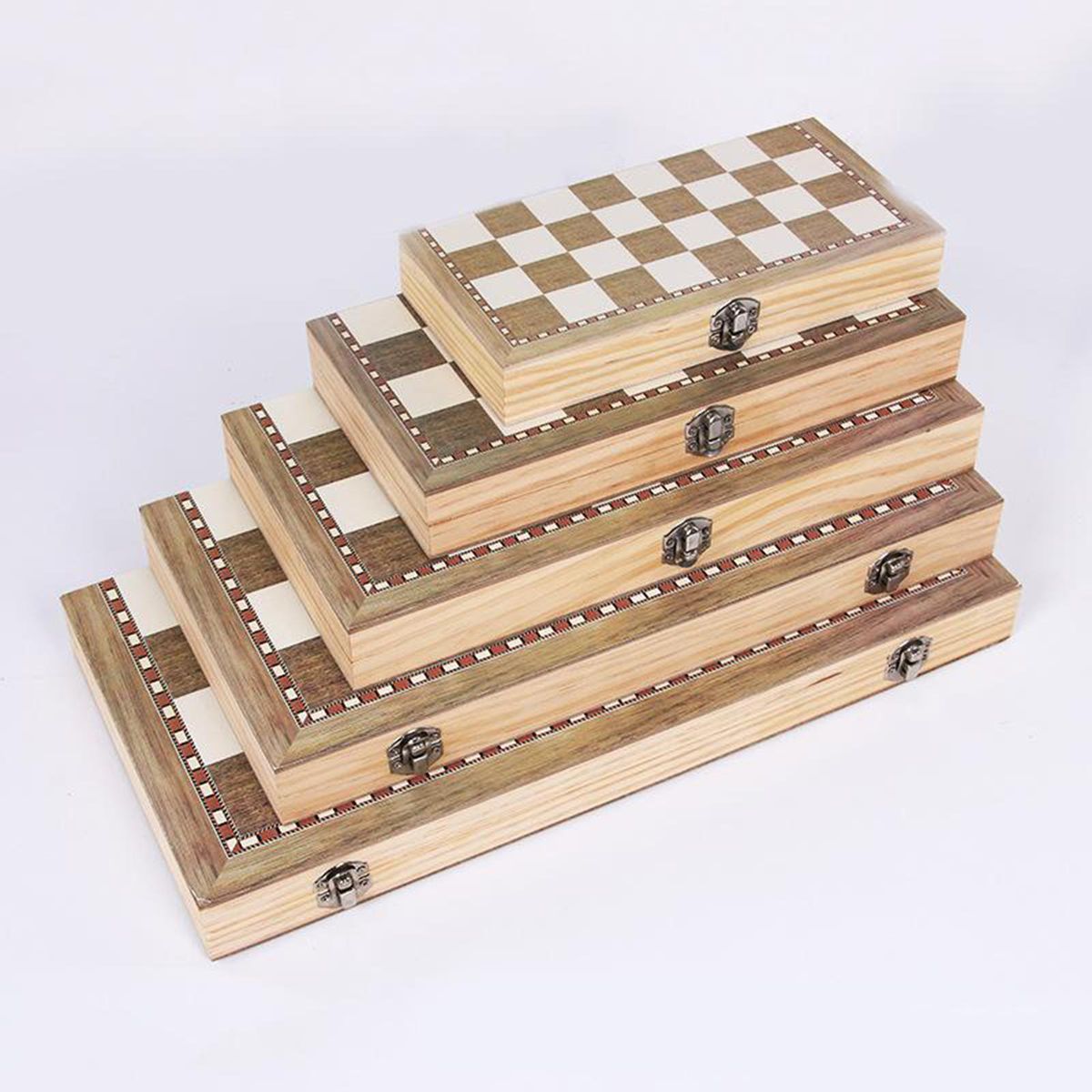 3-in-1 Folding Storage Board For International Chess / Checkers / Backgammon Portable