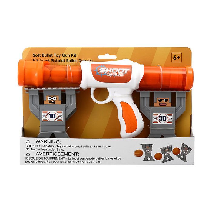 Soft Bullet Toy Nerf Kit - Soft Foam Balls Game 6+