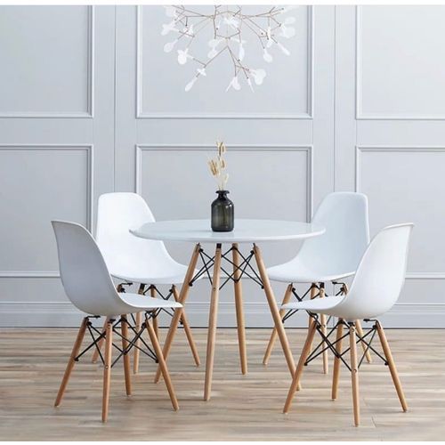 Luxury Mini Dining Table Round +  Chairs Set