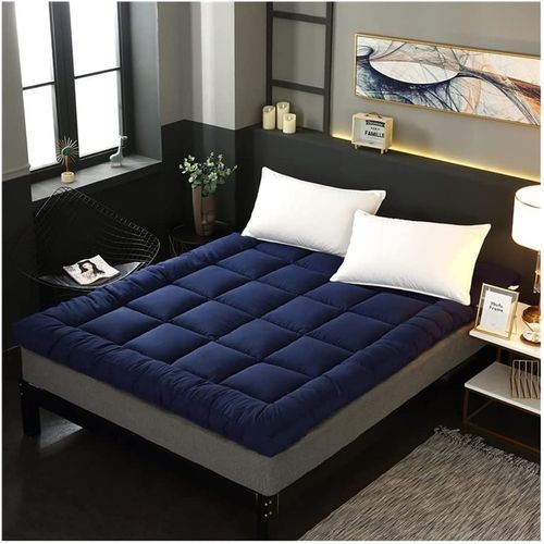 Mature 7cm ExtraThick Mattress Topper- NAVY BLUE