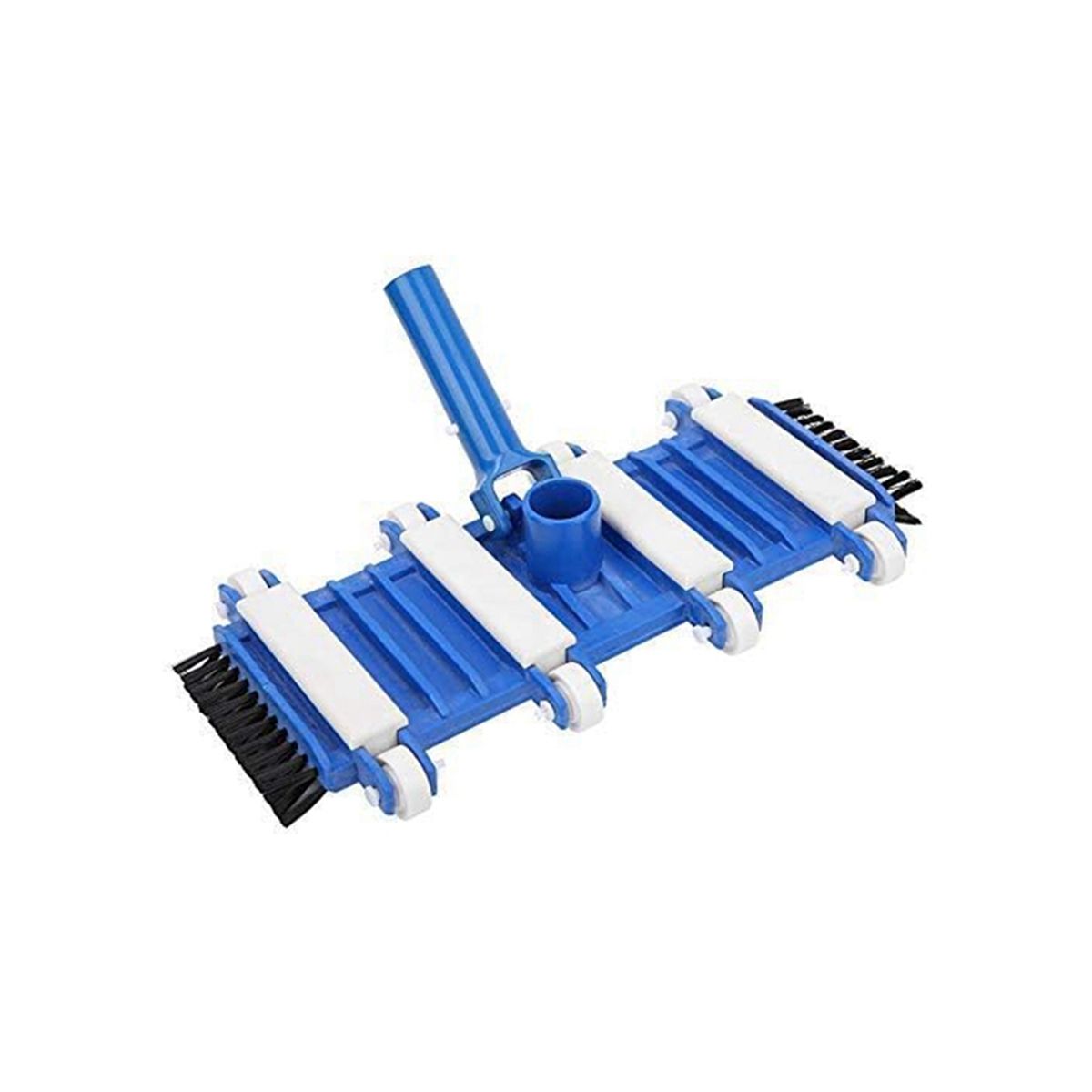 Swimming Pool Vacuum Head with Side Brush Wheel Wall