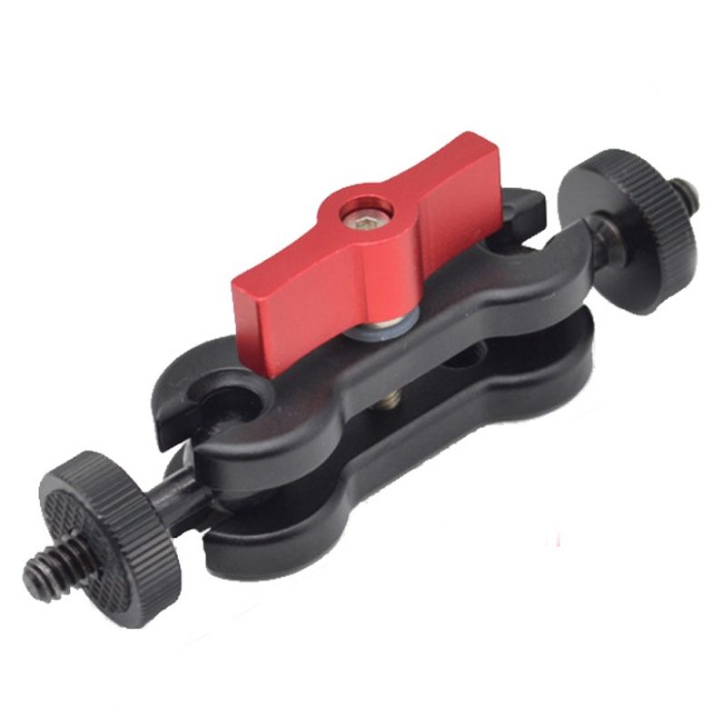 MA-100R Red YJ Magic Arm Bracket Mount 1/4 Inch Ball Head Magic Arm