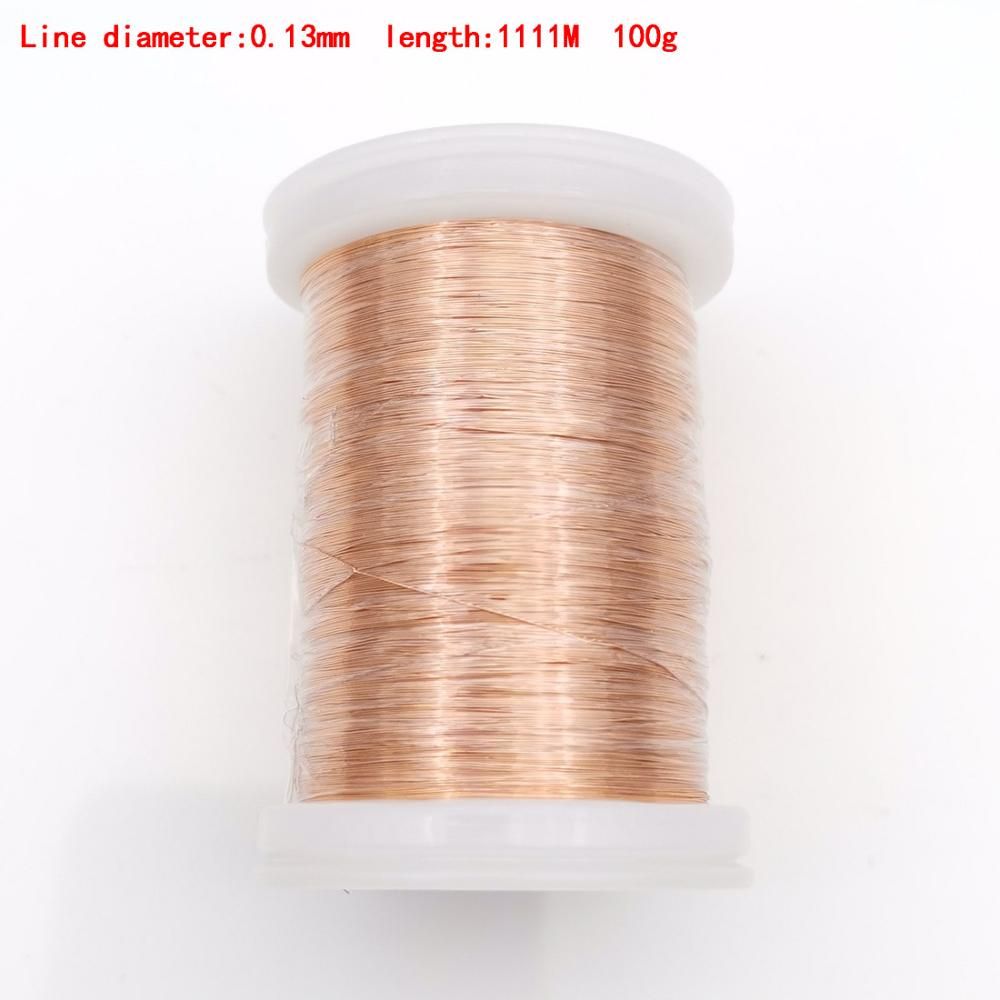 100g Magnet Wire 0.1mm 0.13mm QA-1 Enameled Copper Wire