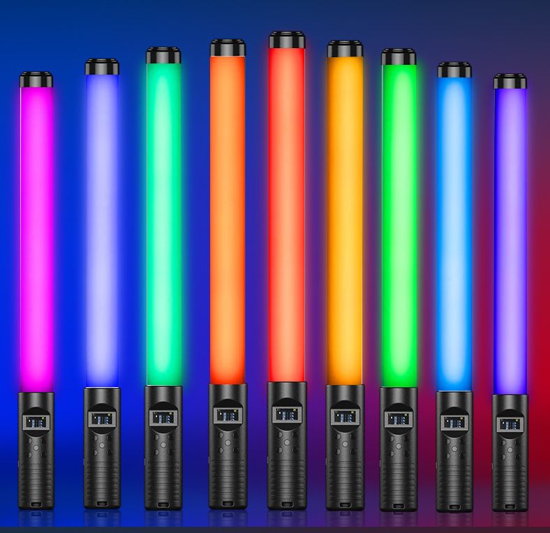 Handheld RGB LED Tube Light 3200K-5500K - Photography Videos