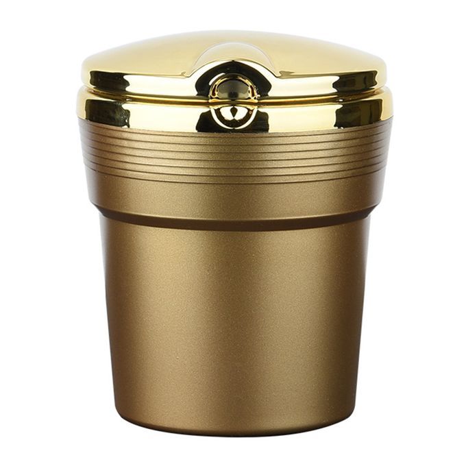 Universal Car Auto  Smoke Ashtray Ash Holder-Golden