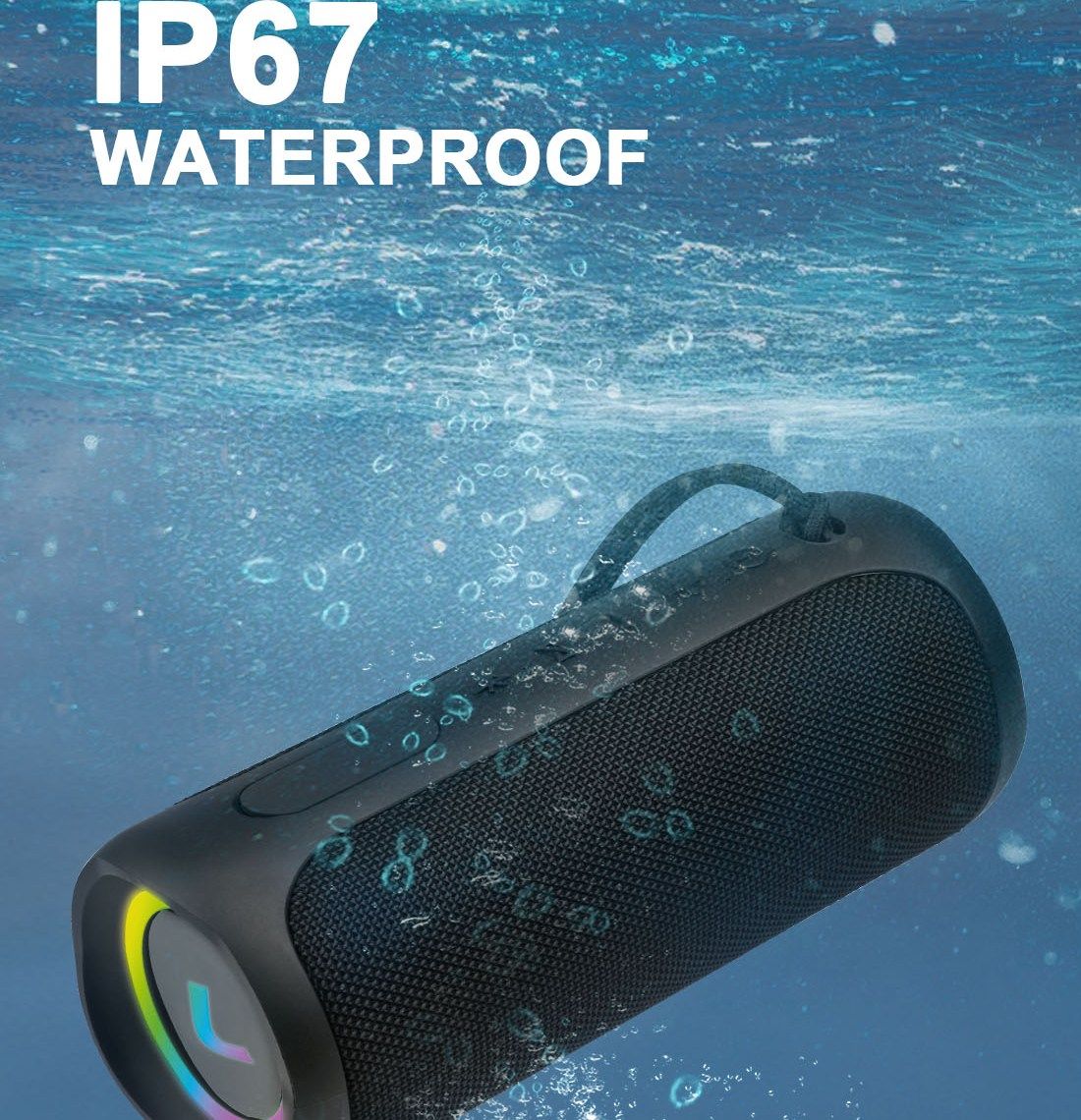 Waterproof Portable Bluetooth Speaker (JBL Alternative)