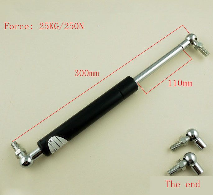 Uxcell 25kg Force 110mm Stroke 300mm Hole Distance Gas For