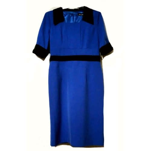 Women's Contrast Formal Collared Dress