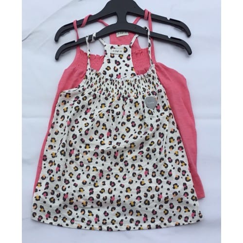 Cami Strap Girls Top Dress -2set
