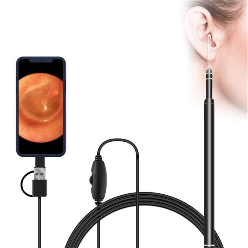 3 In 1 USB HD Digital Inspection Otoscope Ear Type Digital Endoscope Ear Wax