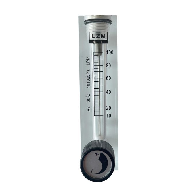 Tube Type Acylic Flowmeter Gas 8mm Hose Fitting Flowmeter Regulator B