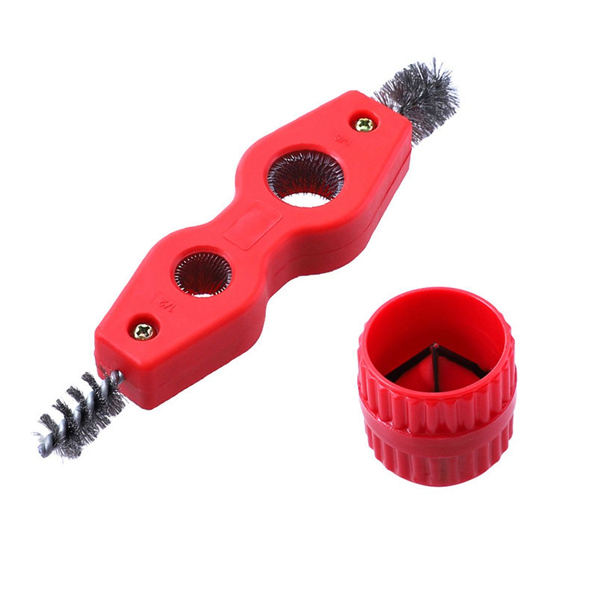 4-in-1 Copper Pipe Cleaner And Reamer Set Polishing Tubing