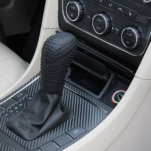 Nonslip Soft Silicone Car Gear Shift Knob Cover