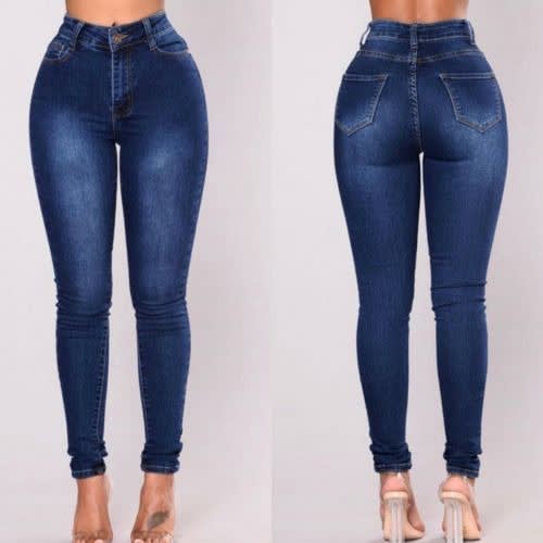 Smart Ladies High Waist Skinny Jean