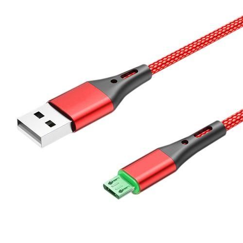 Data Cable, LED Luminous 3A Fast Charging Nylon