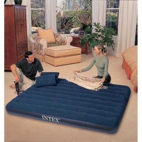 Inflatable Air Bed With Pump - 2 Person