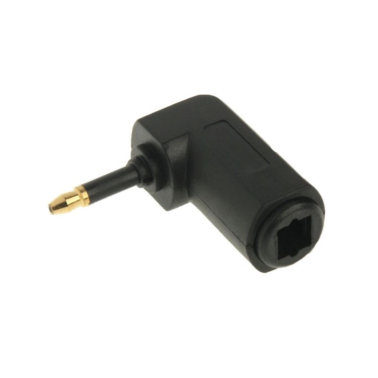 Square To Round 90 Degree Optical Fiber Adapter
