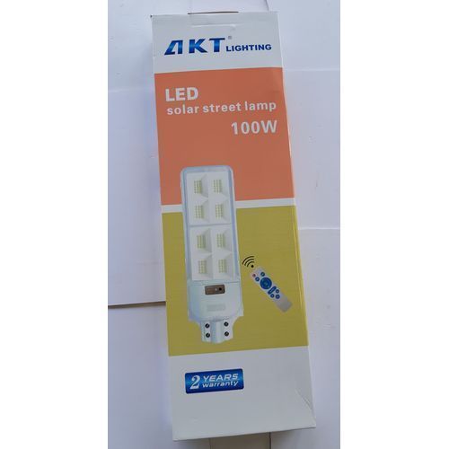 100w Solar Street Light With Inbuilt Panel- All In 1 With A Free Pole ( 1 Unit )