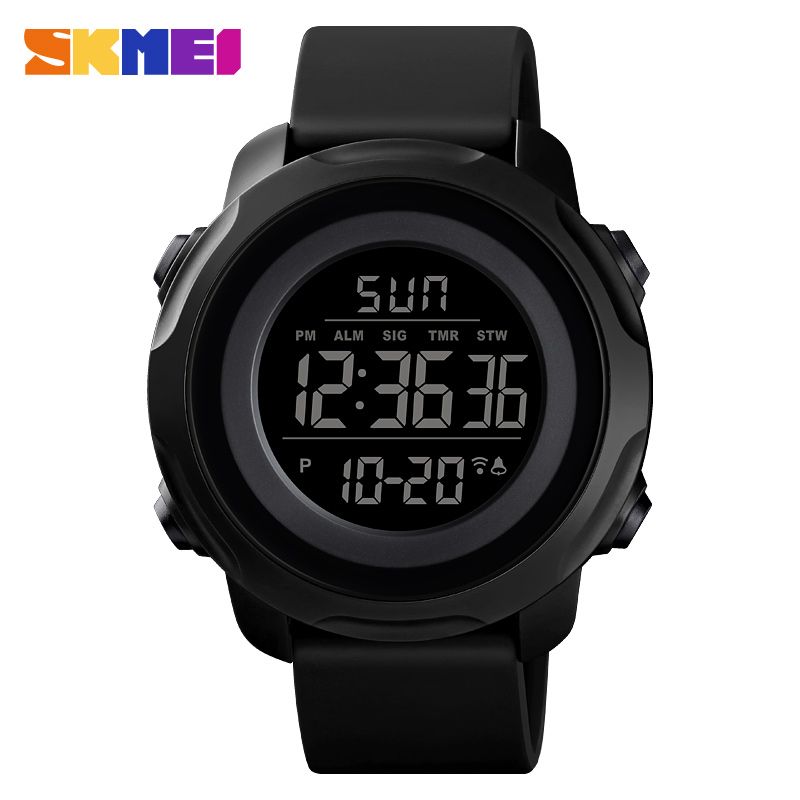 Womens Sport Watch Digital Outdoor Wristwatches Waterproof Count Down