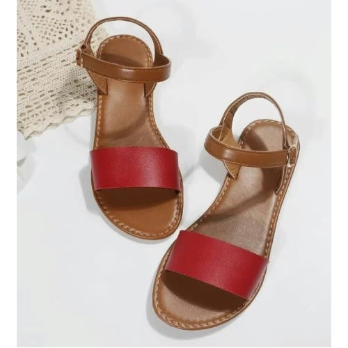 Realwon Female Sandals - Brown Red