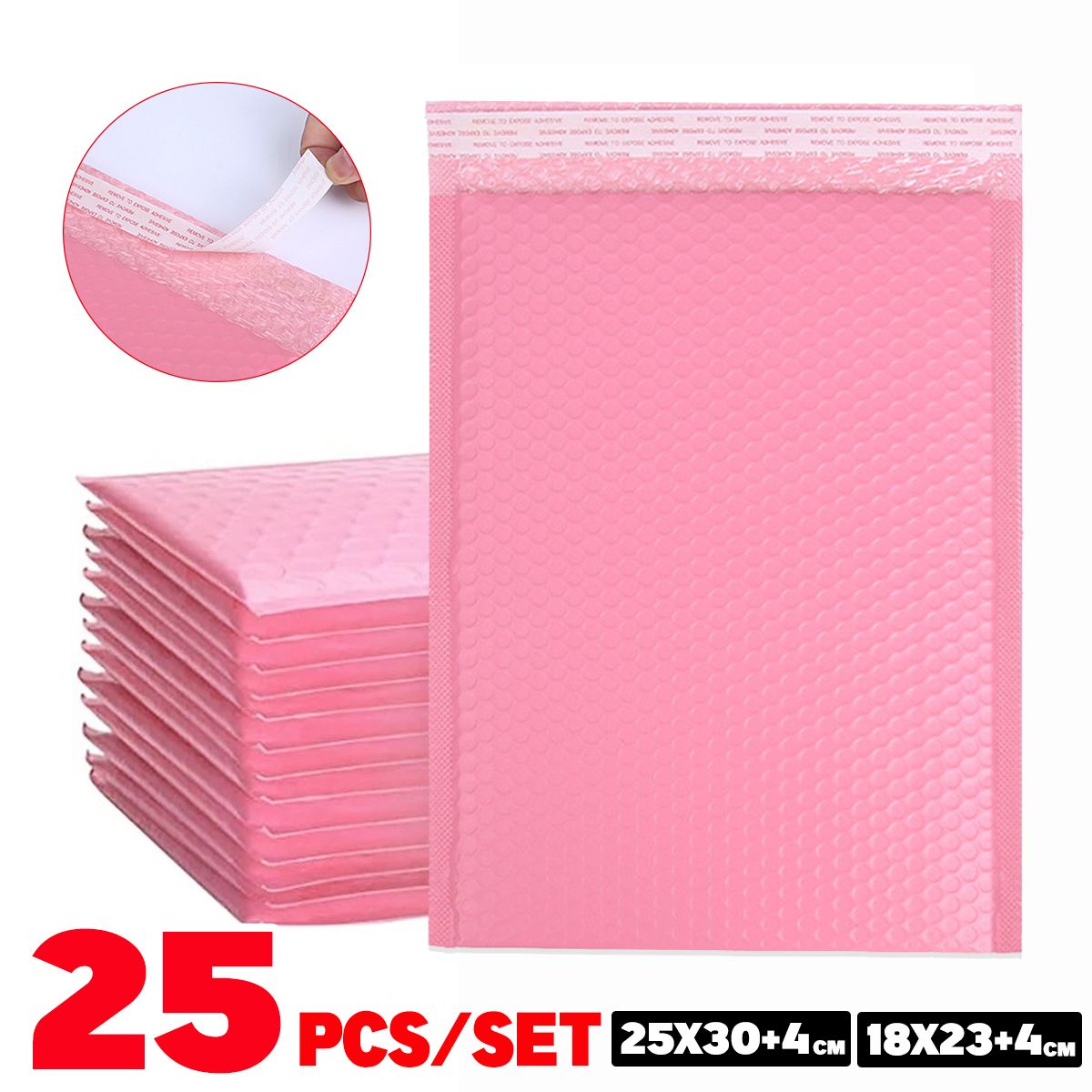 25PCS BUBBLE MAILERS SHIPPING MAILING PADDED BAGS ENVELOPES SELF SEAL