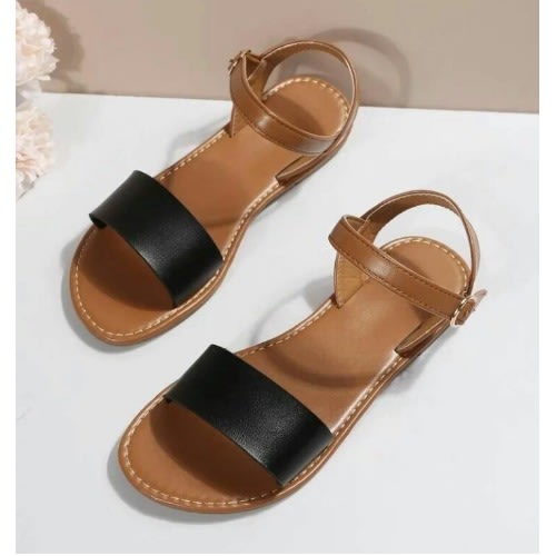 Realwon Female Sandals - Brown Black
