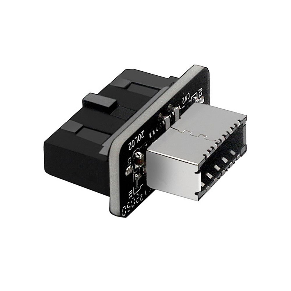 Motherboard USB3.0 19PIN To Type-E 90° Adapter Driver-free