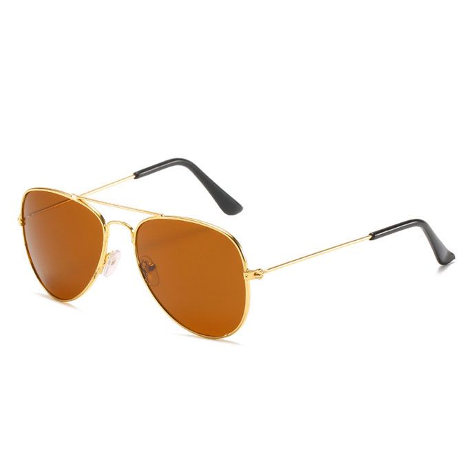 Boys Girls Kids Sunglasses - Golden Brown