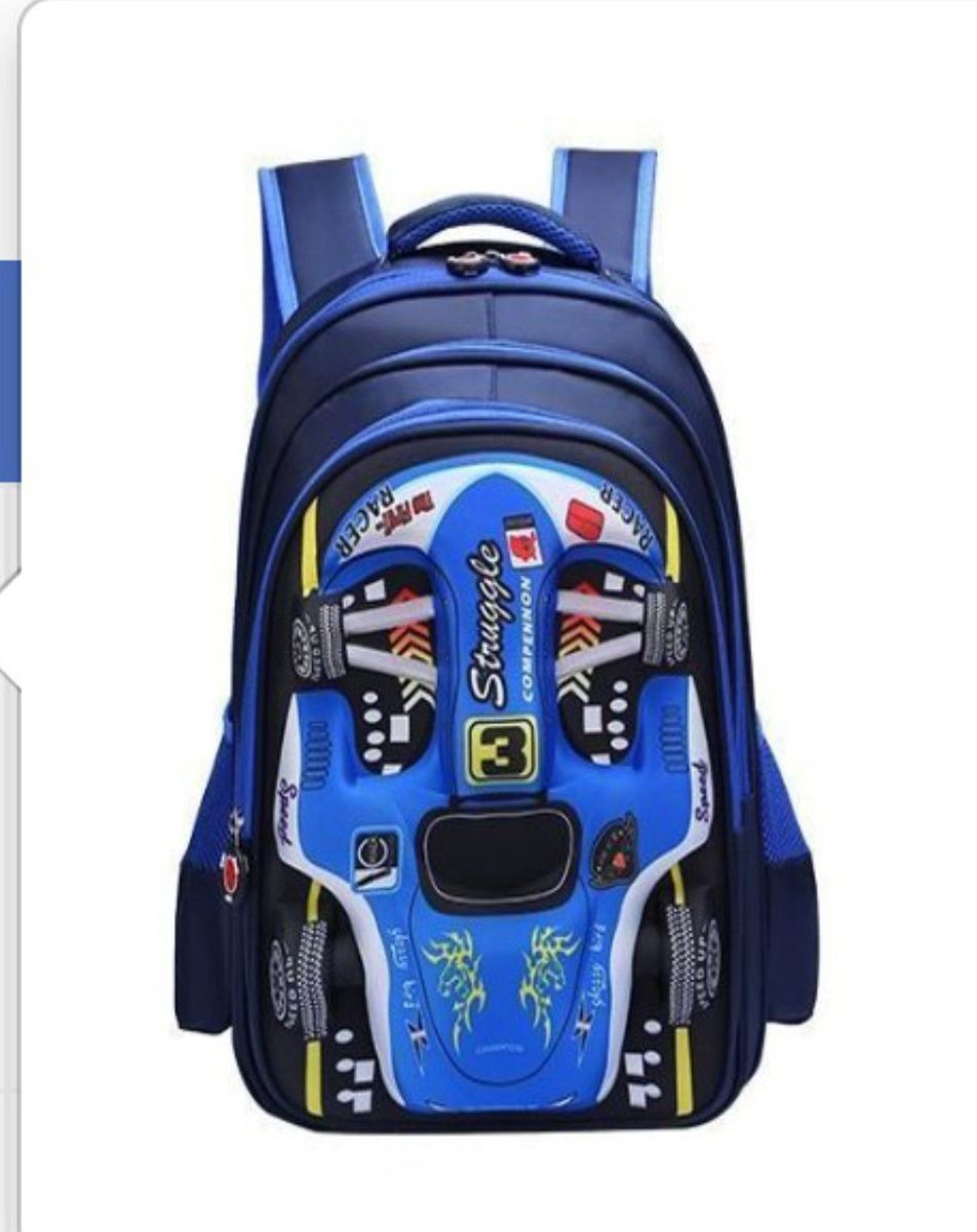 CARTOON CHARACTER SCHOOL BAG - BOYS