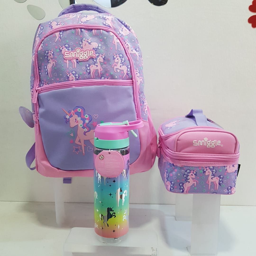 Classic Unicorn School Backpack 3pcs Set