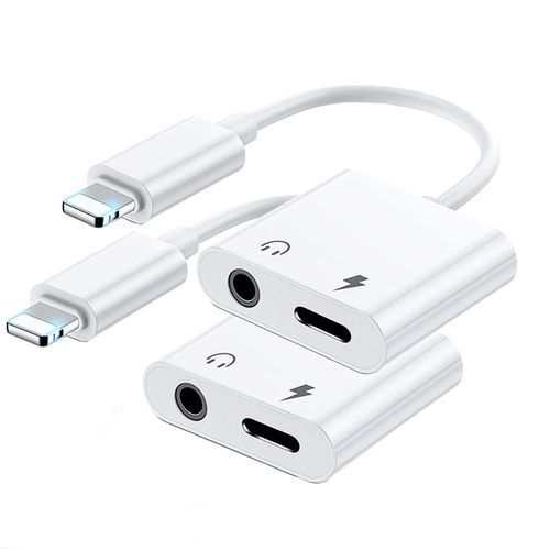 IPhone To 3.5mm Jack Audio Extension Cable Aux Cord And Charge Port