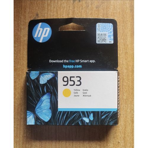 953 Original Yellow Ink Cartridge - F6U14AE