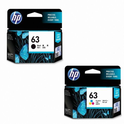 Genuine 63 Black And Colour Ink Cartridge
