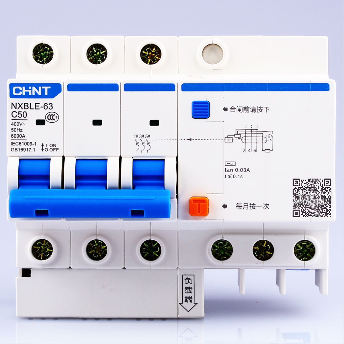 CHNT CHINT NXBLE-63 3P 6A 10A 16A 20A 25A 32A 40A 50A 63A