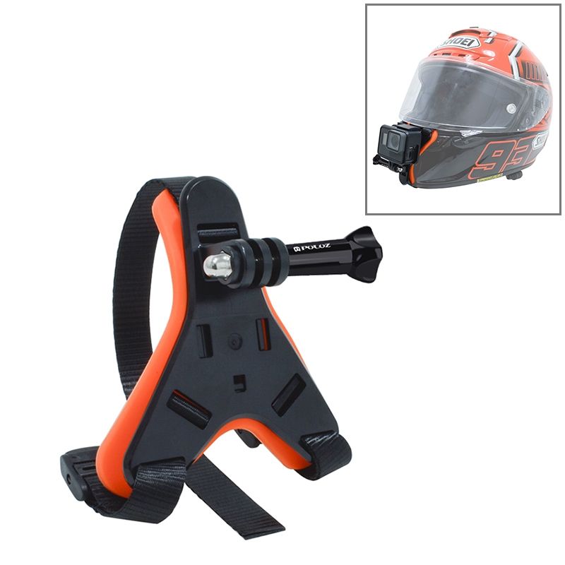 PULUZ Helmet Chin Strap Belt Mount For DJI Osmo Action, GoPro HERO7 /6 /5 /5 Session /4 Session /4 /3+ /3 /2 /1, Xiaoyi & Cameras