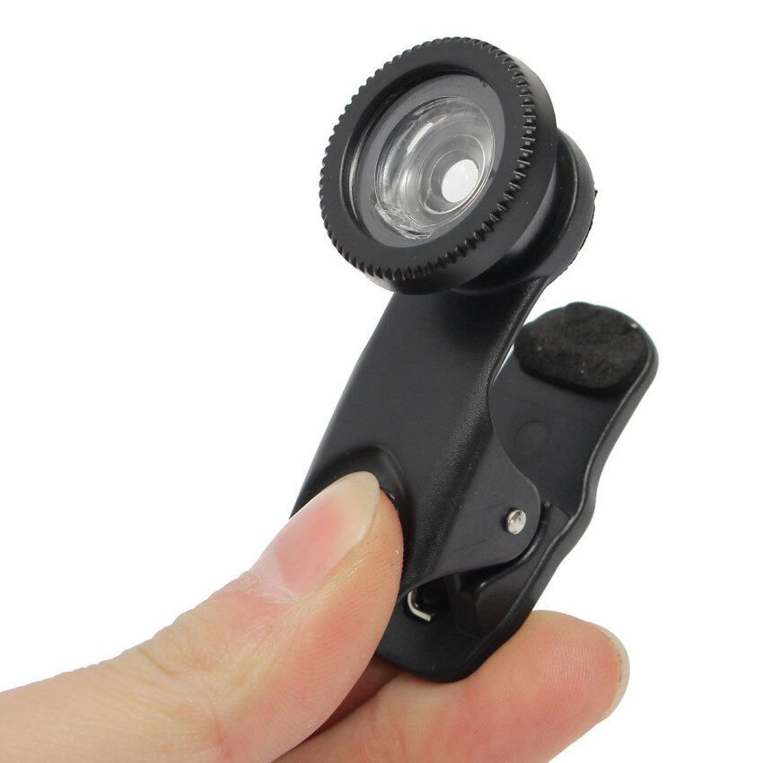 Universal 0.67X Zoom Clip Optical Lens Holder Mobile Magnifier LQ-001 For Camera Fits Laptop Tablet Phone Black