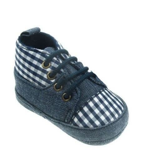 Unisex Soft Padded Hi Top Style Sneaker Baby Shoes