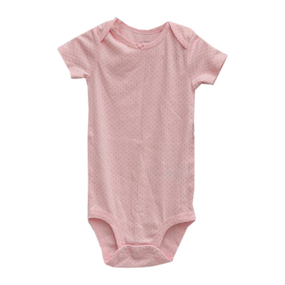 Girl's  Dotted  Body Suit - Pink