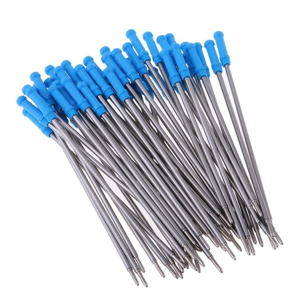 Lot/50pcs Metal Rollerball  Pen Refill International Standard Ink Blue