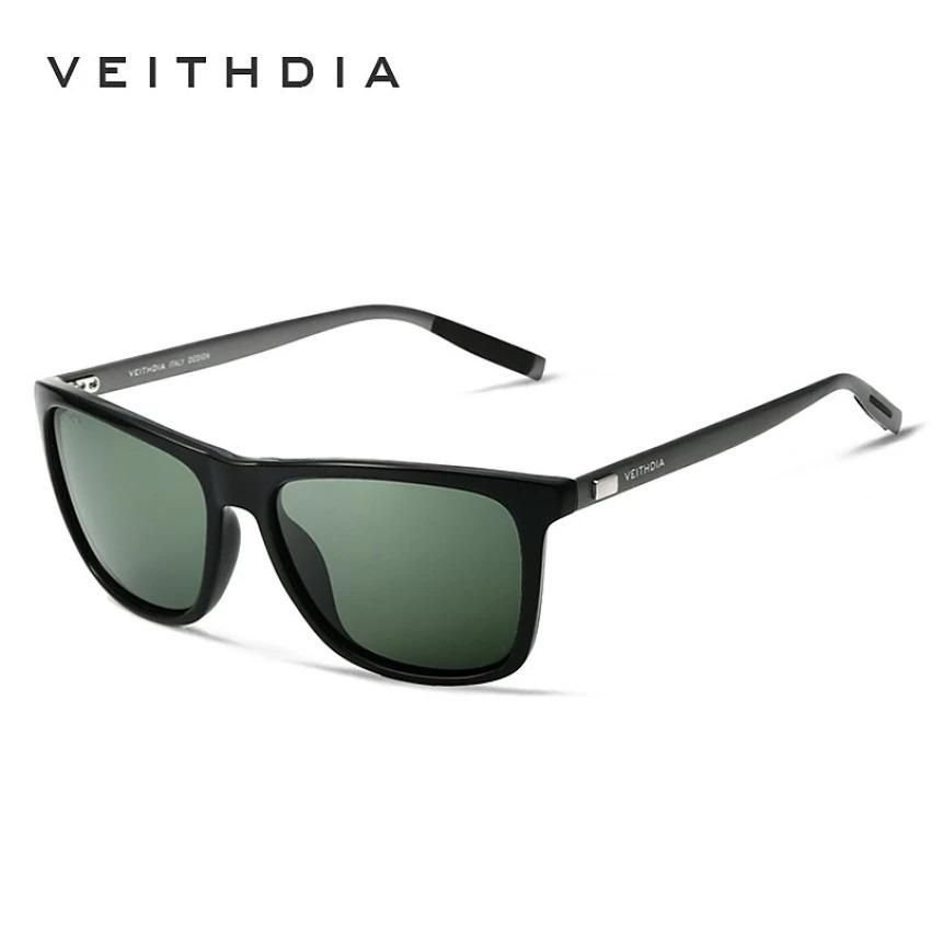 Brand Unisex Retro Aluminum+TR90 Sunglasses Polarized Lens Vintage Eyewear Accessories Sun Glasses For Men/Women 6108（Green）    CUIII