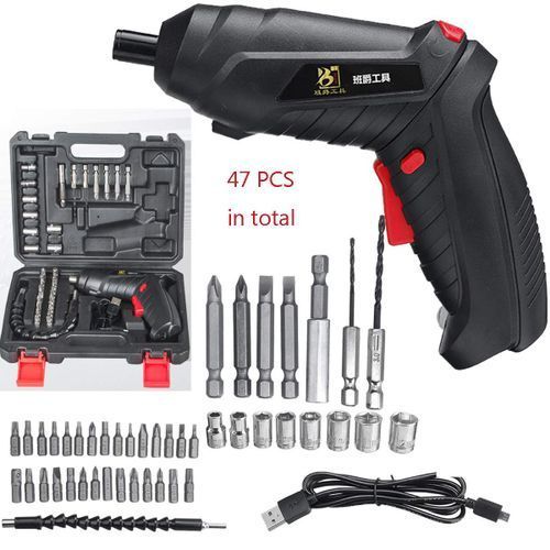 Rechargeable 3.6V Electric Cordless Screwdriver Household Battery Drill Driver