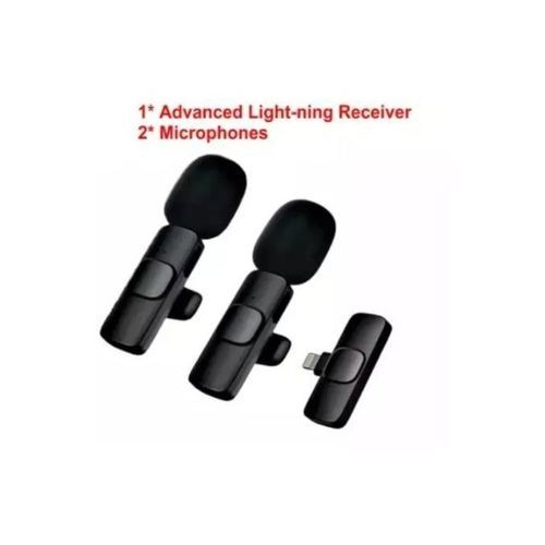 IPhone K11 Dual Double Mic Wireless Microphone