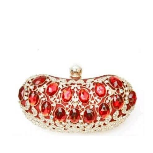 Women Red Clutch Bag