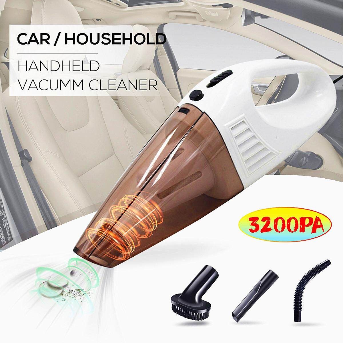 100W 12V Car Vacuum Cleaner Vacuum Cleaner Wet Dry Vacuum Cleaner With 4m Cable White (white)
